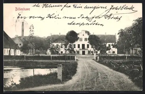 AK Billeshave, Brücke über einen Fluss