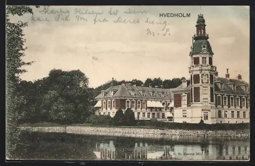 AK Hvedholm, Blick auf ein Anwesen