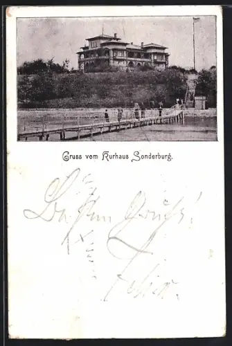 AK Sonderburg, Blick zum Kurhaus