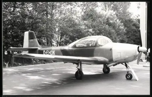 Fotografie Flugzeug Piaggio P.149 der Marine, D-EHDK in Kiel-Holtenau