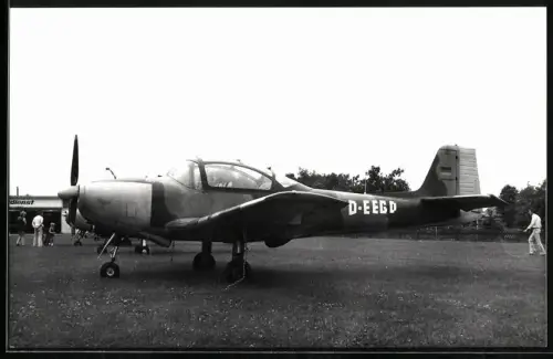 Fotografie Flugzeug Piaggio P.149 der Marine D-EEGD in Kiel-Holtenau