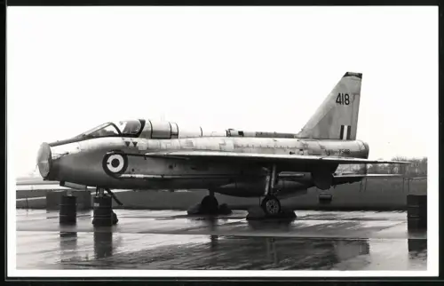 Fotografie Flugzeug English Electric Lightning XS418, Jagdflugzeug / Kampfjet