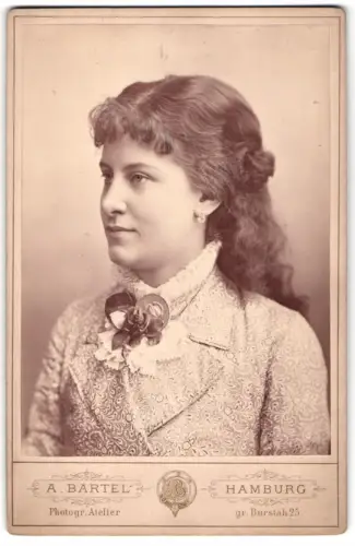 Fotografie A. Bartel, Hamburg, Schauspielerin Camilla