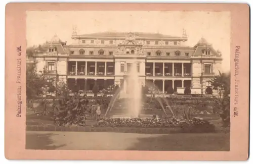 Fotografie L. Völkert, Frankfurt / Main, Ansicht Frankfurt / Main, Blick auf den Palmengarten
