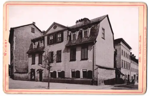 Fotografie Römmler & Jonas, Dresden, Ansicht Weimar, Partie am Schillerhaus