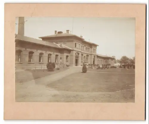 Fotografie Feuerrohr, Bad Nenndorf, Ansicht Bad Nenndorf, Blick auf das Schlammbadehaus