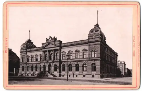 Fotografie Römmler & Jonas, Dresden, Ansicht Weimar, Blick auf die Post