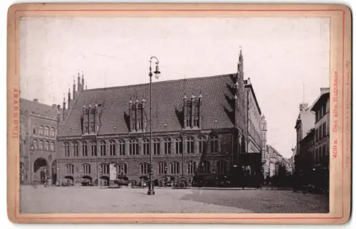 Fotografie Römmler & Jonas, Dresden, Ansicht Hannover, Partie am alten Rathaus