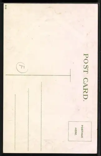 Künstler-AK Storch bringt ein Baby, Hearty Congratulations