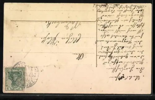 AK Zwei Kinder sitzen auf einer Bank, Junge trägt Matrosenkleidung