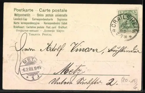 AK Amor zieht eine junge Frau mit sich