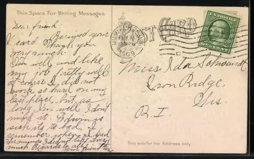 AK Engel mit Blumenherz zum Valentinstag