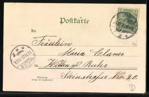 AK Zwei Engel mit Blumen sitzen am Ufer
