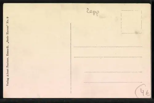 Künstler-AK Kinder winken einem Zeppelin