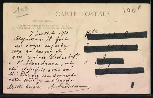 AK Flugzeug Monoplan Morane, Pilot Védrines