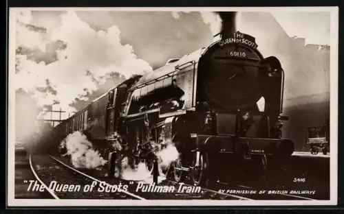 AK The Queen of Scots Pullman Train, englische Eisenbahn