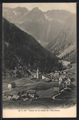 AK Trient, Trient et la route de Tete-Noire