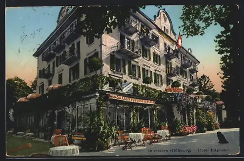 AK Interlaken, Höheweg, Hotel Interlaken