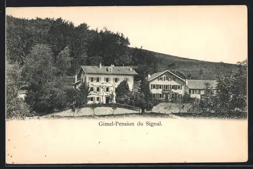 AK Gimel, Pension du Signal aus der Vogelschau