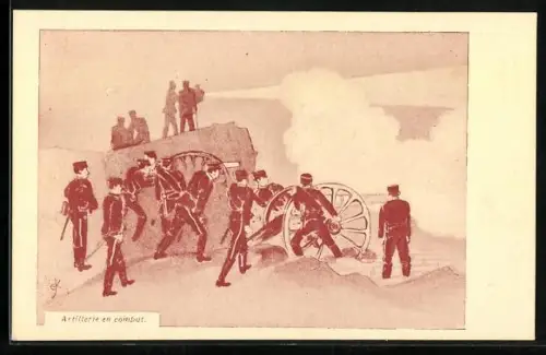AK Artillerie en combat