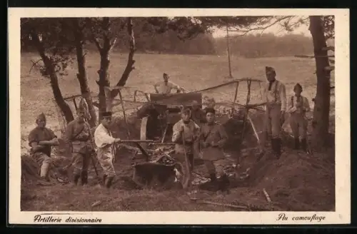 AK Au Camouflage, Artillerie divisionnaire