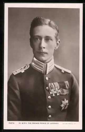 AK Kronprinz Wilhelm von Preussen, Uniformfoto