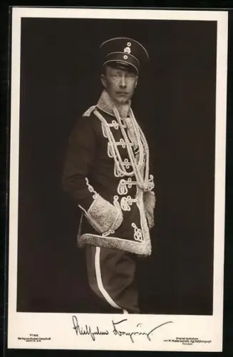 AK Kronprinz Wilhelm von Preussen in Gala-Uniform