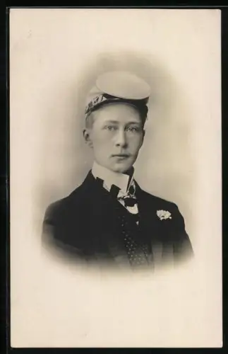 AK Kronprinz Wilhelm von Preussen, Portrait als Jüngling