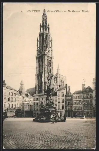 AK Anvers, De Groote Markt