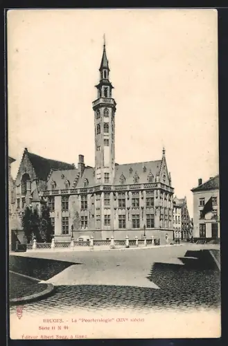 AK Bruges, La Poorterslogie (XIVe siècle)