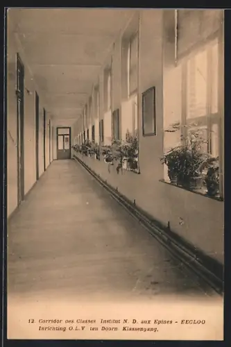 AK Eecloo, Institut N. D. aux Epines, Corridor des Classes