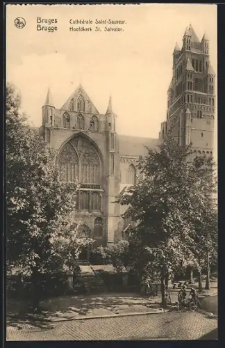AK Bruges, Cathédrale Saint-Sauveur