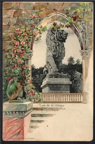 Präge-AK Gileppe, Lion de la Gileppe