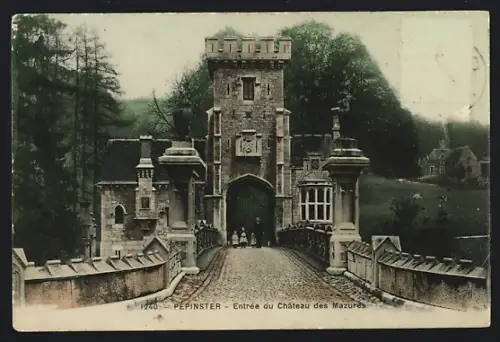 AK Pepinster, Entrée du Chateau des Mazures