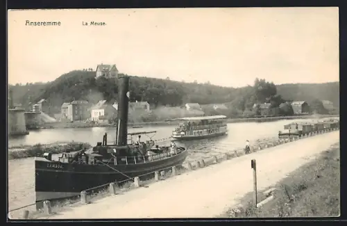AK Anseremme, La Meuse