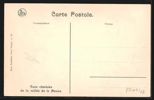 AK Anseremme, La Meuse