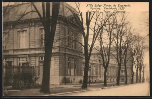 AK Verviers, XIVa Belga Kongr. de Esperanto Pentekosto 1925, Boulevardoj Teksa Altlernejo