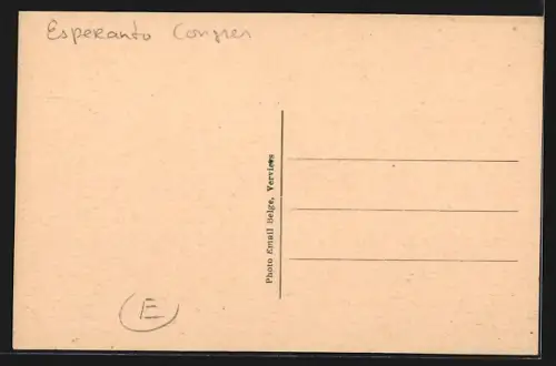 AK Verviers, XIVa Belga Kongr. de Esperanto Pentekosto 1925, Boulevardoj Teksa Altlernejo