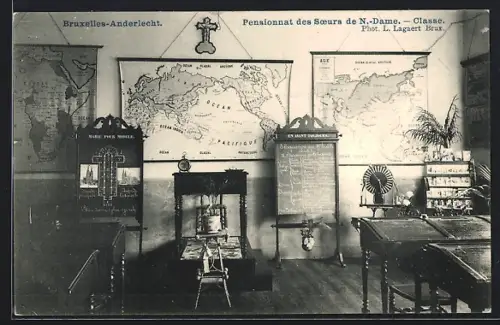 AK Bruxelles-Anderlecht, Pensionnat des Soeurs de N.-Dame, Classe