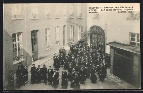 AK Hasselt, Zusters der Kindsheid Jusus, Normaalschoul, speelplaats