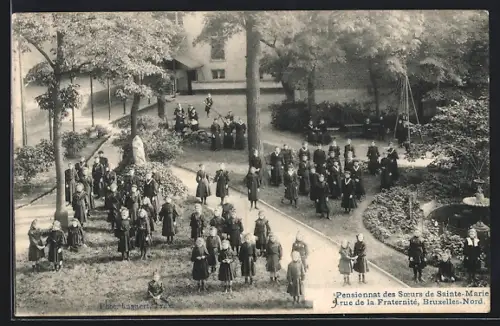 AK Bruxelles, Pensionnat des Soeurs de Sainte-Marie, Rue de la Fraternité