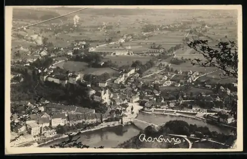 AK Aarburg, Panorama mit Kirche