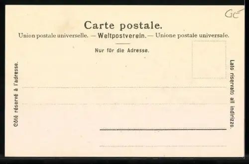 AK Genève, Theatre, Monument General Dufour et Musée Rath