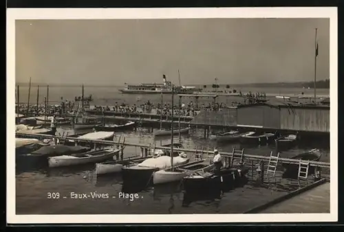 AK Eaux-Vives, Plage