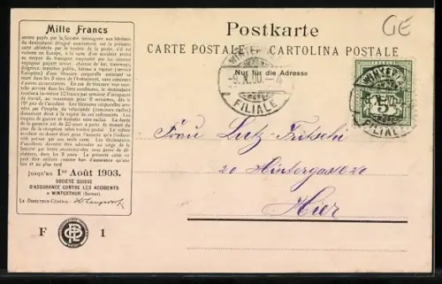 AK Genève, La poste