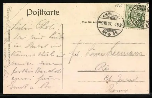 AK Kaiserstuhl, Teilansicht mit Brücke