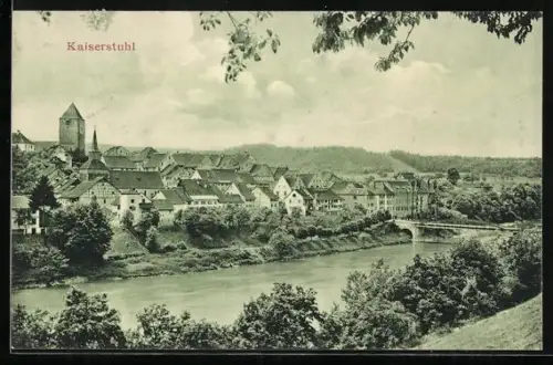 AK Kaiserstuhl, Teilansicht mit Brücke