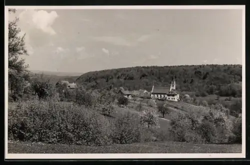 AK Baldingen /Aarg., Panorama mit Kirche