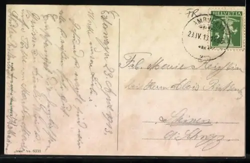 Künstler-AK Fribourg, Vue générale