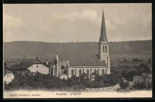 AK Cressier /NE, L`Eglise